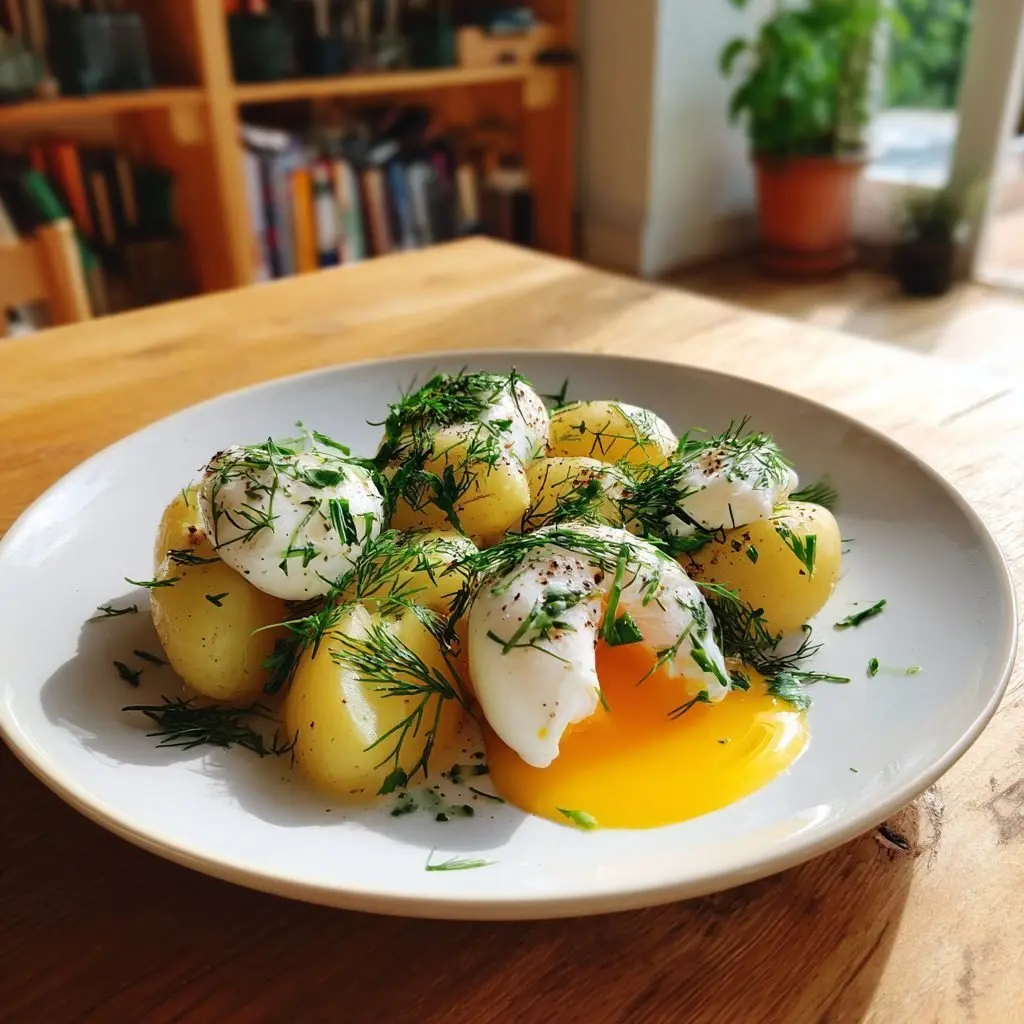 Grüner Spargel mit neuen Kartoffeln