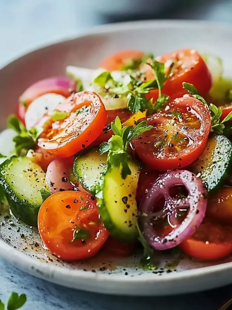 Gurken Tomaten Salat