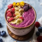 Hausgemachte Acai-Smoothie-Schüssel