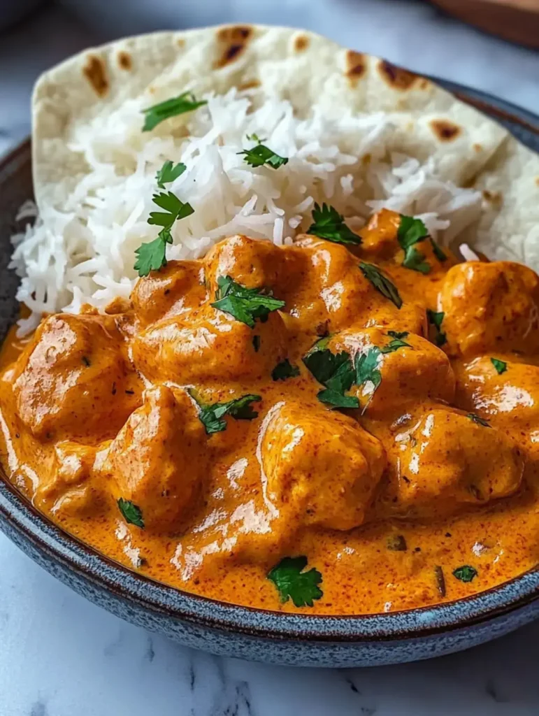 Hausgemachtes Butter Chicken mit Garam Masala