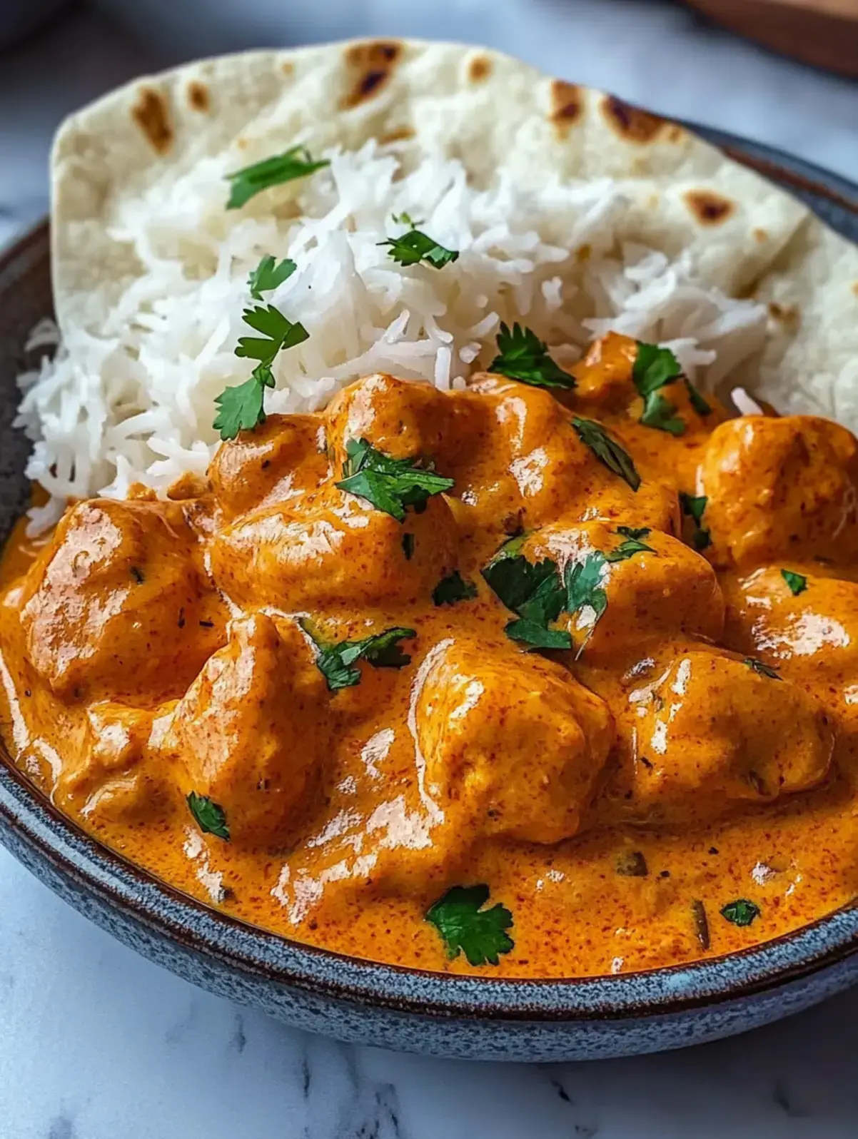 Hausgemachtes Butter Chicken mit Garam Masala