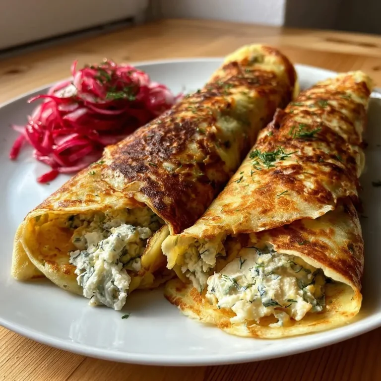 Herzhafte Kräuterpfannkuchen