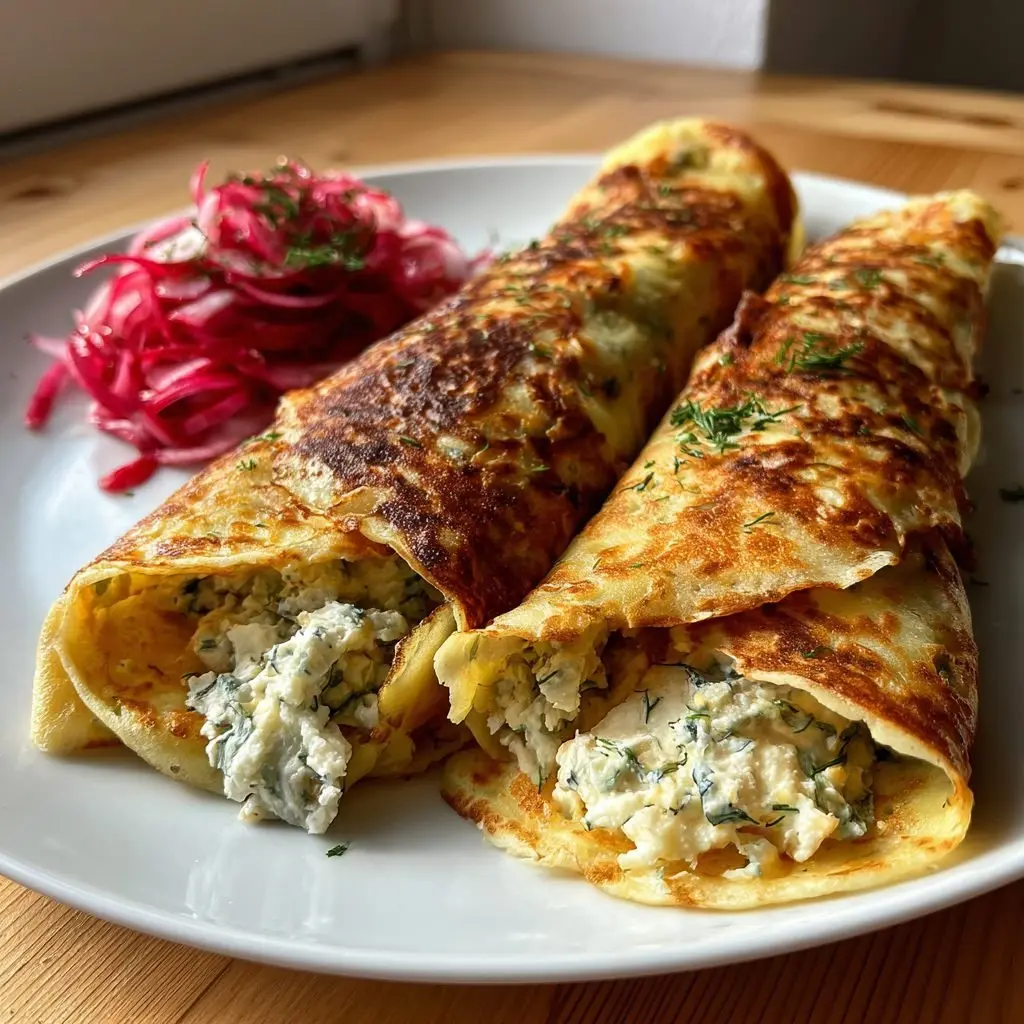 Herzhafte Kräuterpfannkuchen