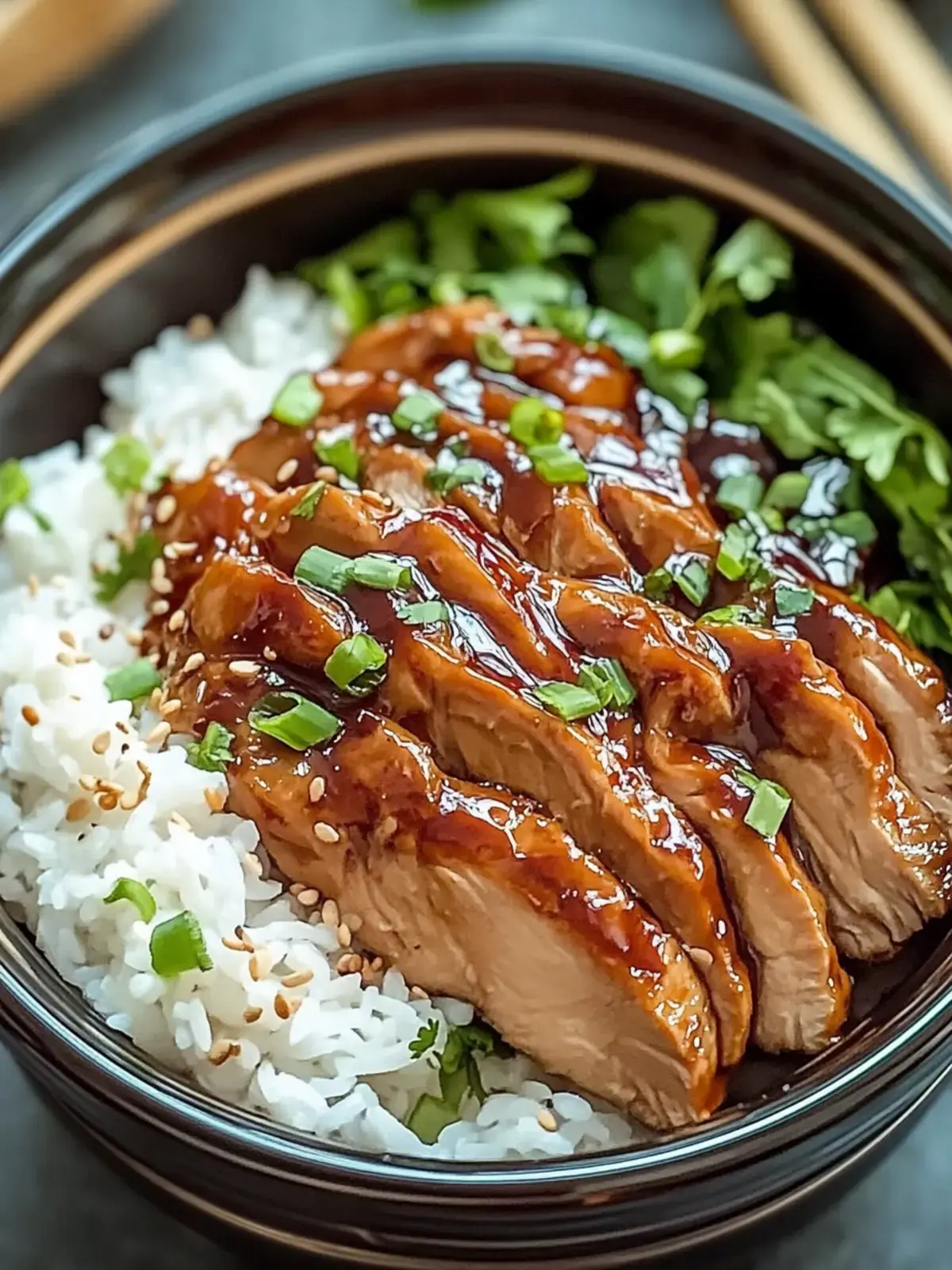 Herzhaftes Crockpot Teriyaki-Hähnchen