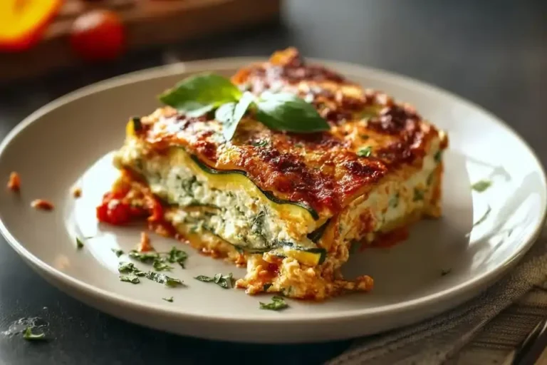 High Protein Veggie Lasagna