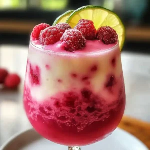 Himbeer-Colada-Dreh für tropische Erfrischung