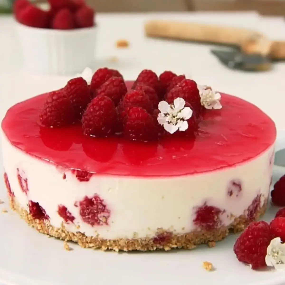 Himbeer Joghurt Torte ohne Backen