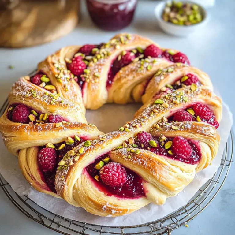 Himbeer Pistazienkranz Rezept