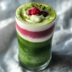 Himbeercreme Matcha Latte