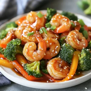 Leckeres Honig-Knoblauch-Sesam-Garnelen-Pfanne Rezept
