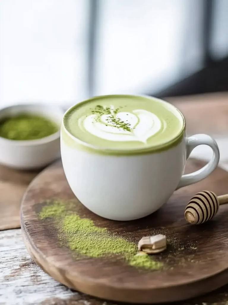 Perfekte Honig-Matcha-Latte zu Hause: Energisierender Genuss