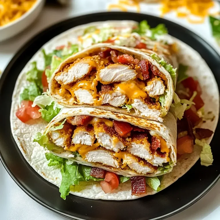 Hähnchen-Bacon-Ranch-Wrap