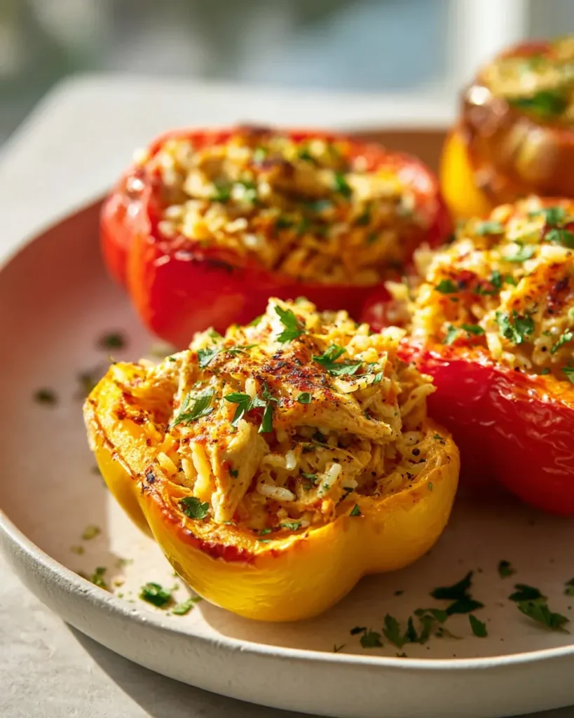Hähnchen Paprika gefüllt