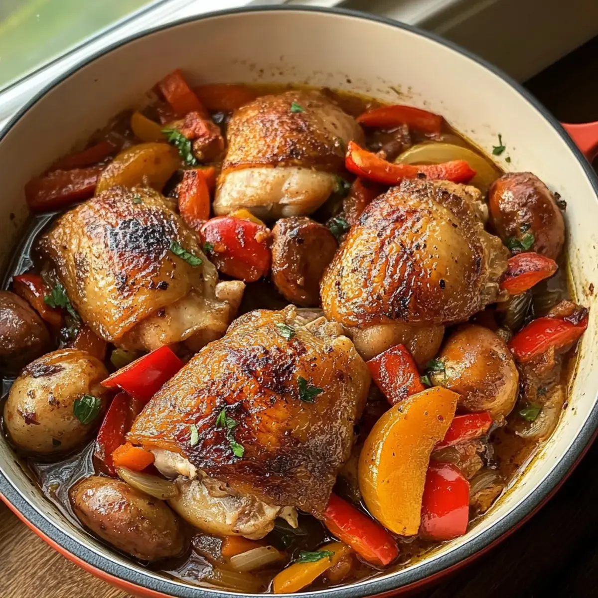 Hühnchen Scarpariello Rezept