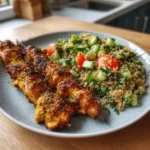 Hyhnchen Spieye Quinoa Salat