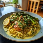 Hyhnchenbrust mit Spargel Zitronen Sauce
