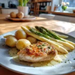 Hyhnchenbrust weiyer Spargel Zitronensauce