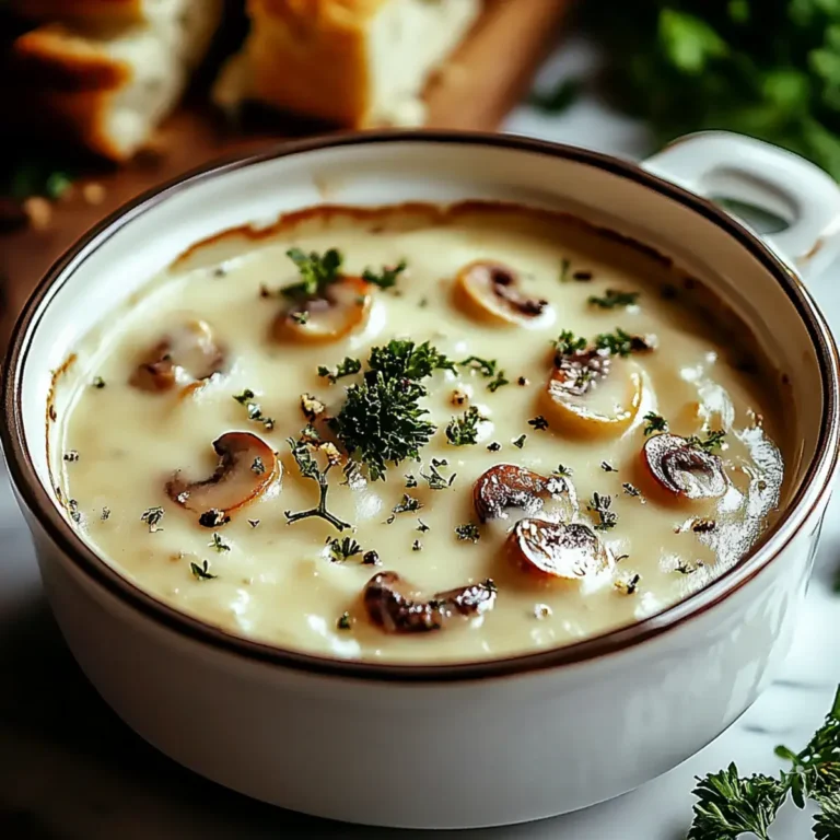 Hüttenkäse Pilzsuppe Rezept
