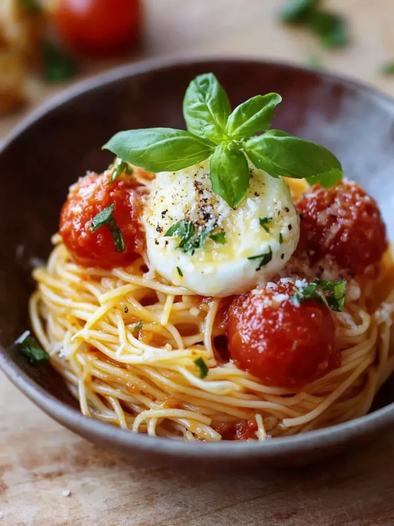 Irresistible Mini Spaghetti Fleischbällchenhäppchen