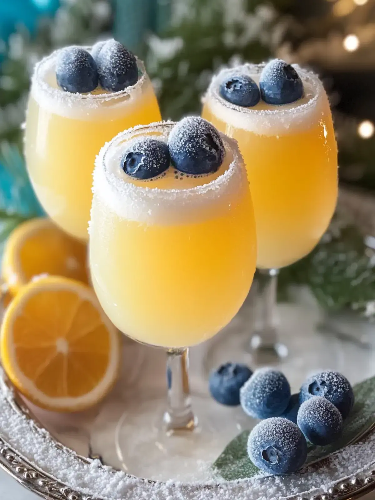 Jack Frost Mimosas