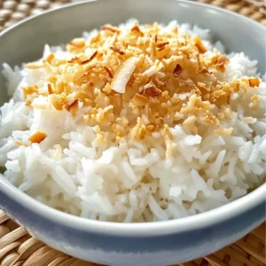 Jamaikanischer Kokosnuss-Süßreis