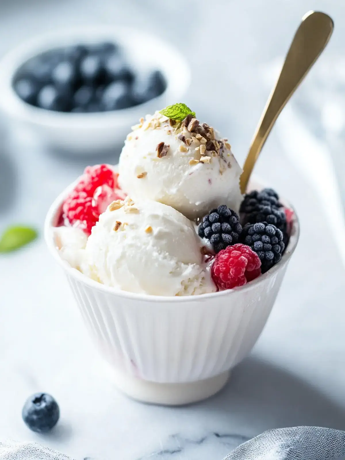 Joghurt Eis ohne Eismaschine