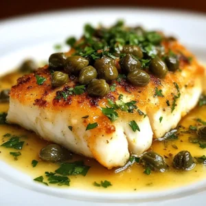 Kabeljau Piccata