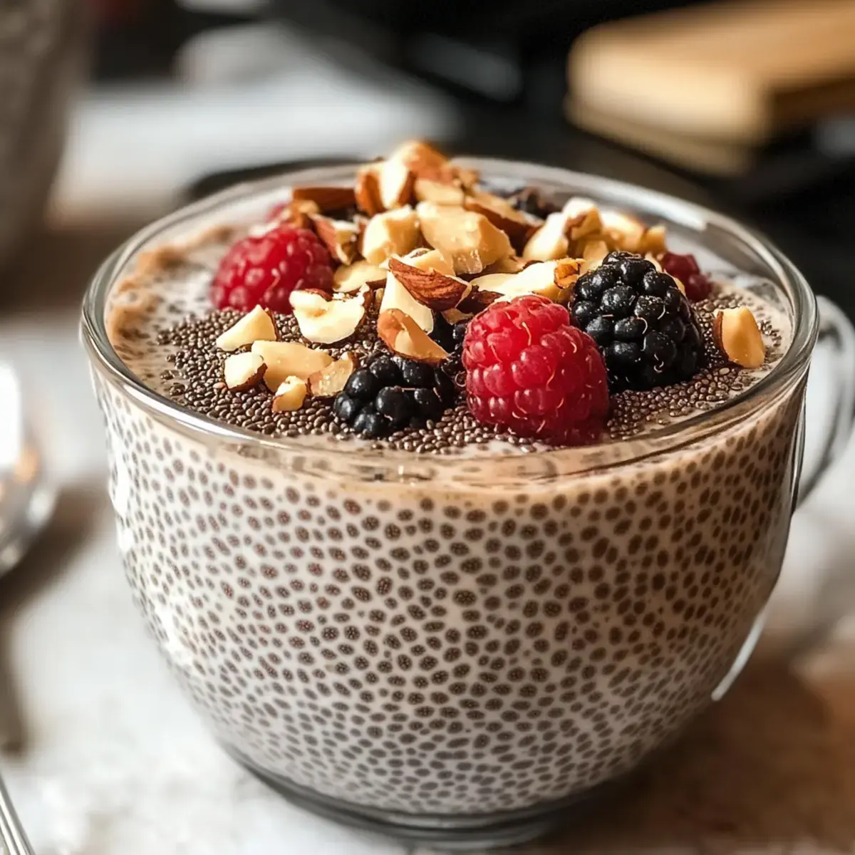 Kaffee Chia Samen Pudding