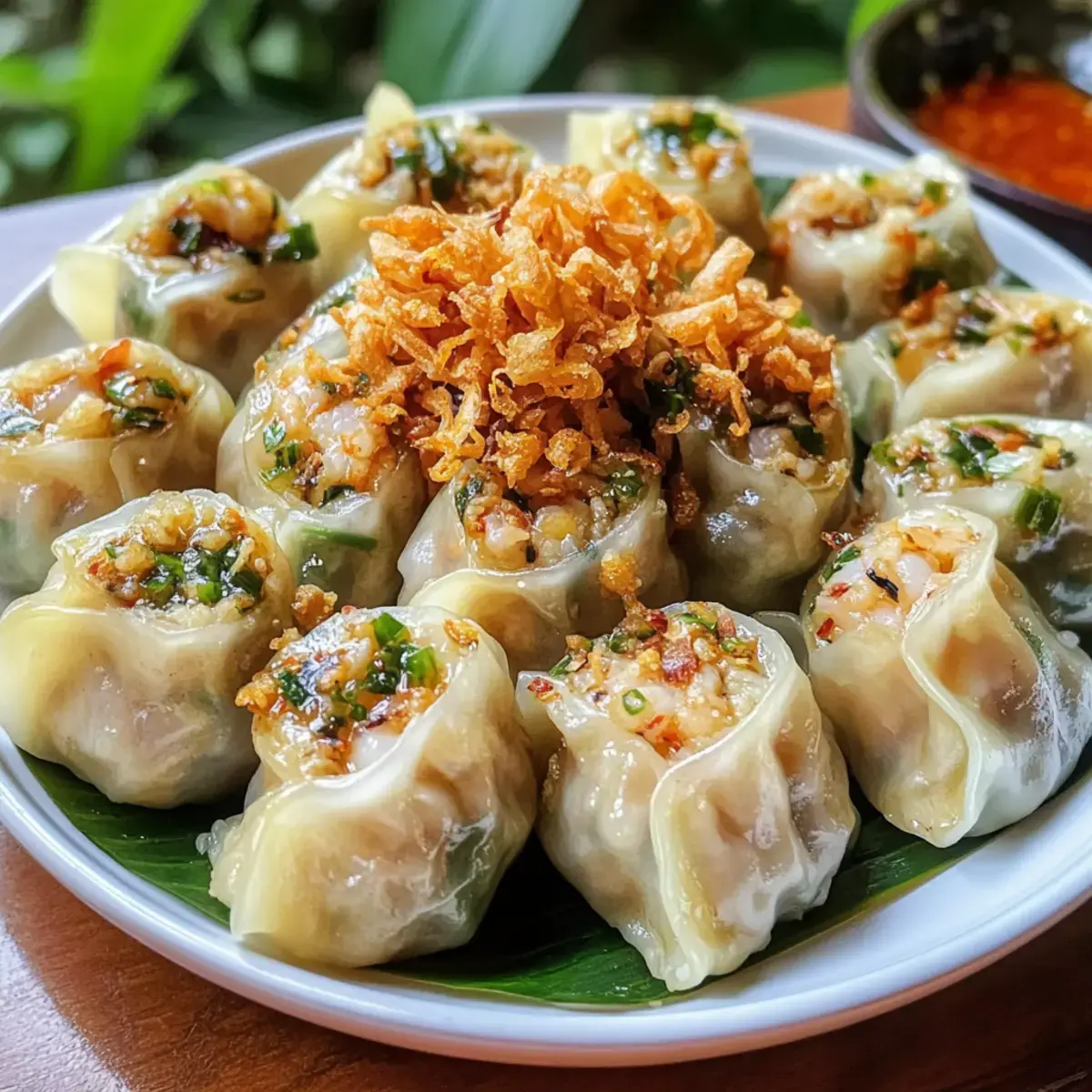 Kanom Jeeb Rezept