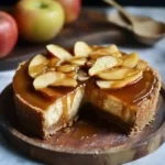 Karamell Apfel Kysekuchen vegan glutenfrei