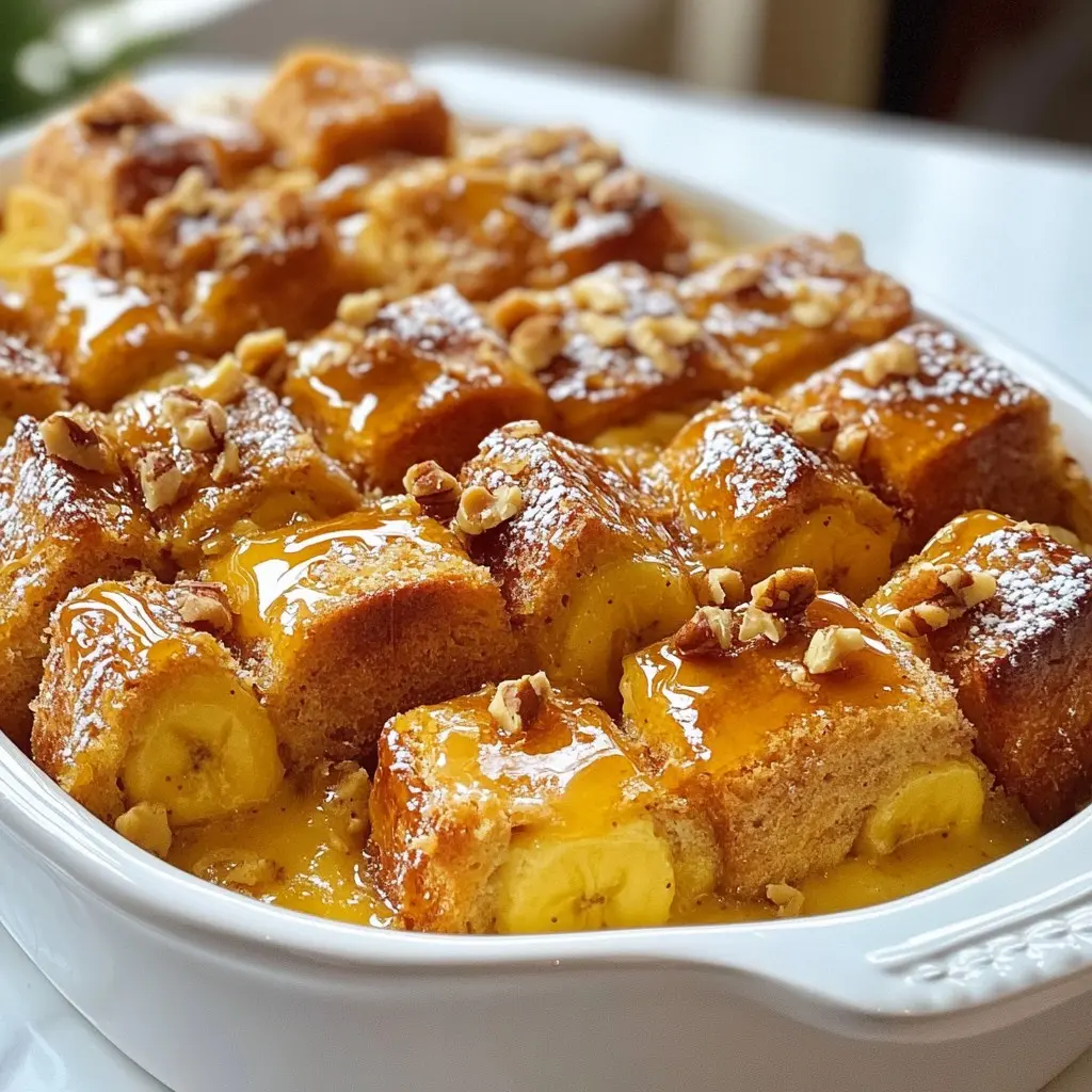 Karamell Bananenbrot Pudding