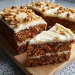 Karottenkuchen Schnitten Rezept
