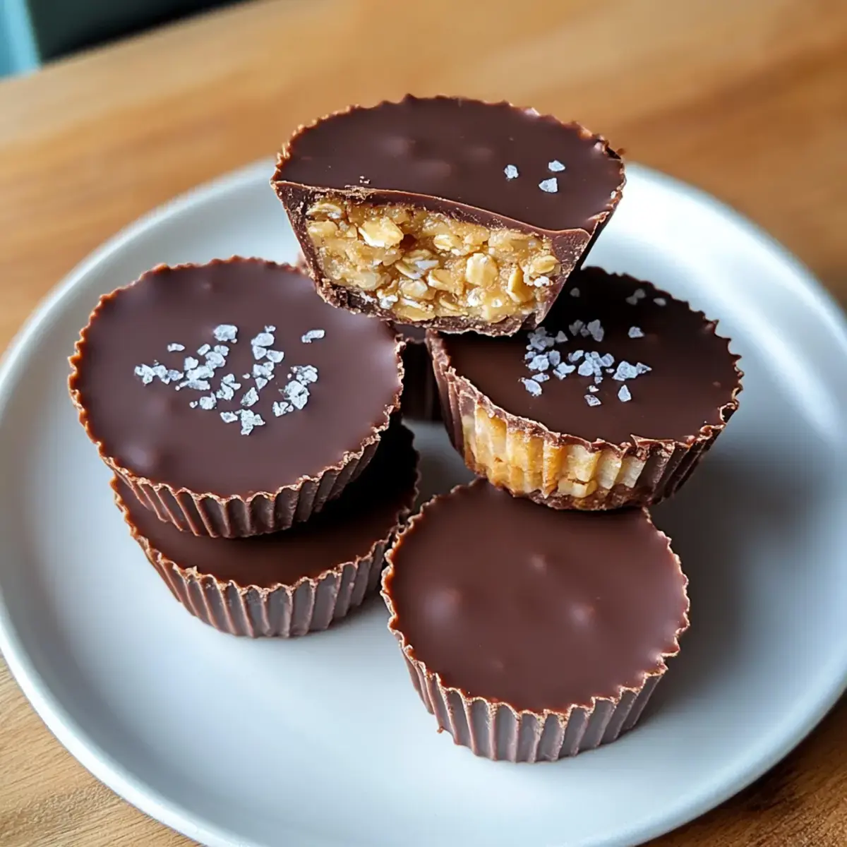 Unwiderstehliche Keine-Bake Erdnussbutter Haferbecher für schnelle Snacks 4 Keine Bake Erdnussbutter Haferbecher