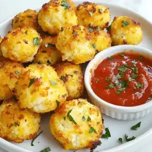 Cheesy Keto Blumenkohl Bissen