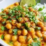 Kichererbsen Curry mit Kokosmilch