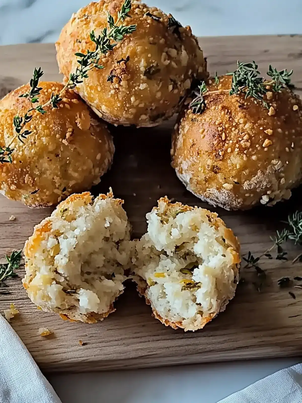 Kichererbsen und Reisbällchen