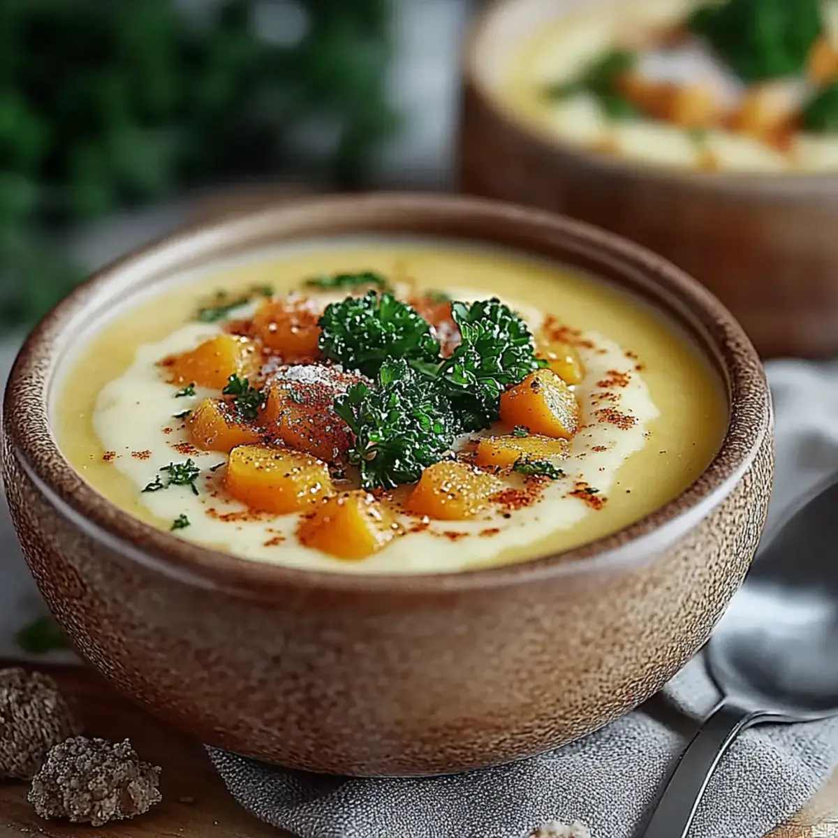Klassische Kartoffelcremesuppe