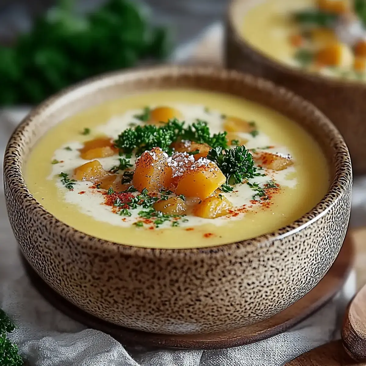 Klassische Kartoffelcremesuppe