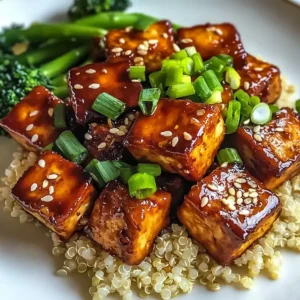 Klebriger Miso-Tofu