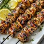 Knoblauch Griechisches Gegrilltes Hähnchen