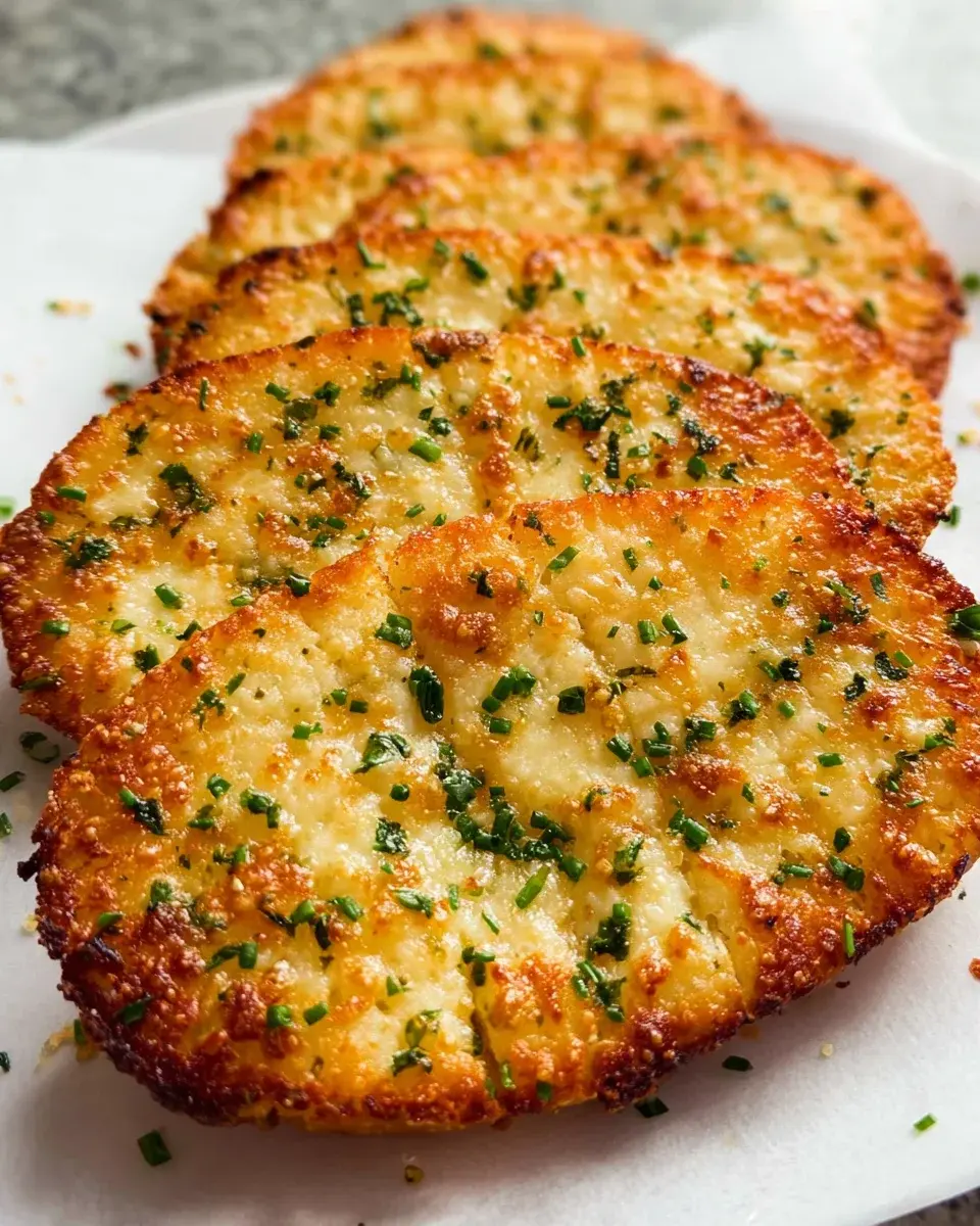 Knoblauch-Käse-Brot Low Carb