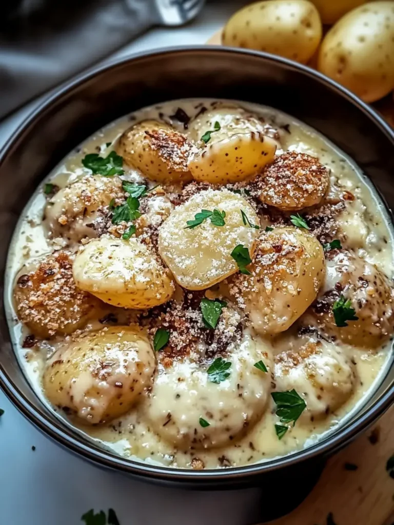 Knoblauch Parmesan Crockpot Hühnchen