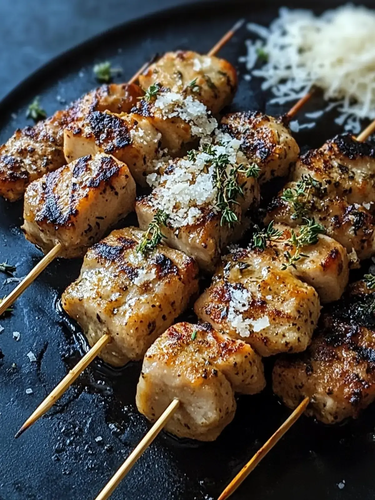 Knoblauch Parmesan Huhn vom Grill