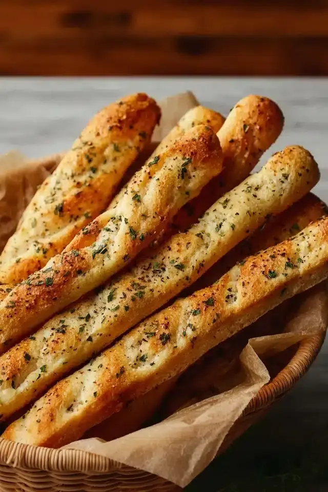 Knoblauchbrot Stangen