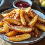 Knusprige Heiyluftfritteuse Apfelpommes einfach gemacht