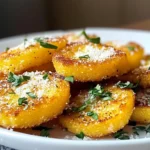 Knusprige Parmesan-Polenta-Runden