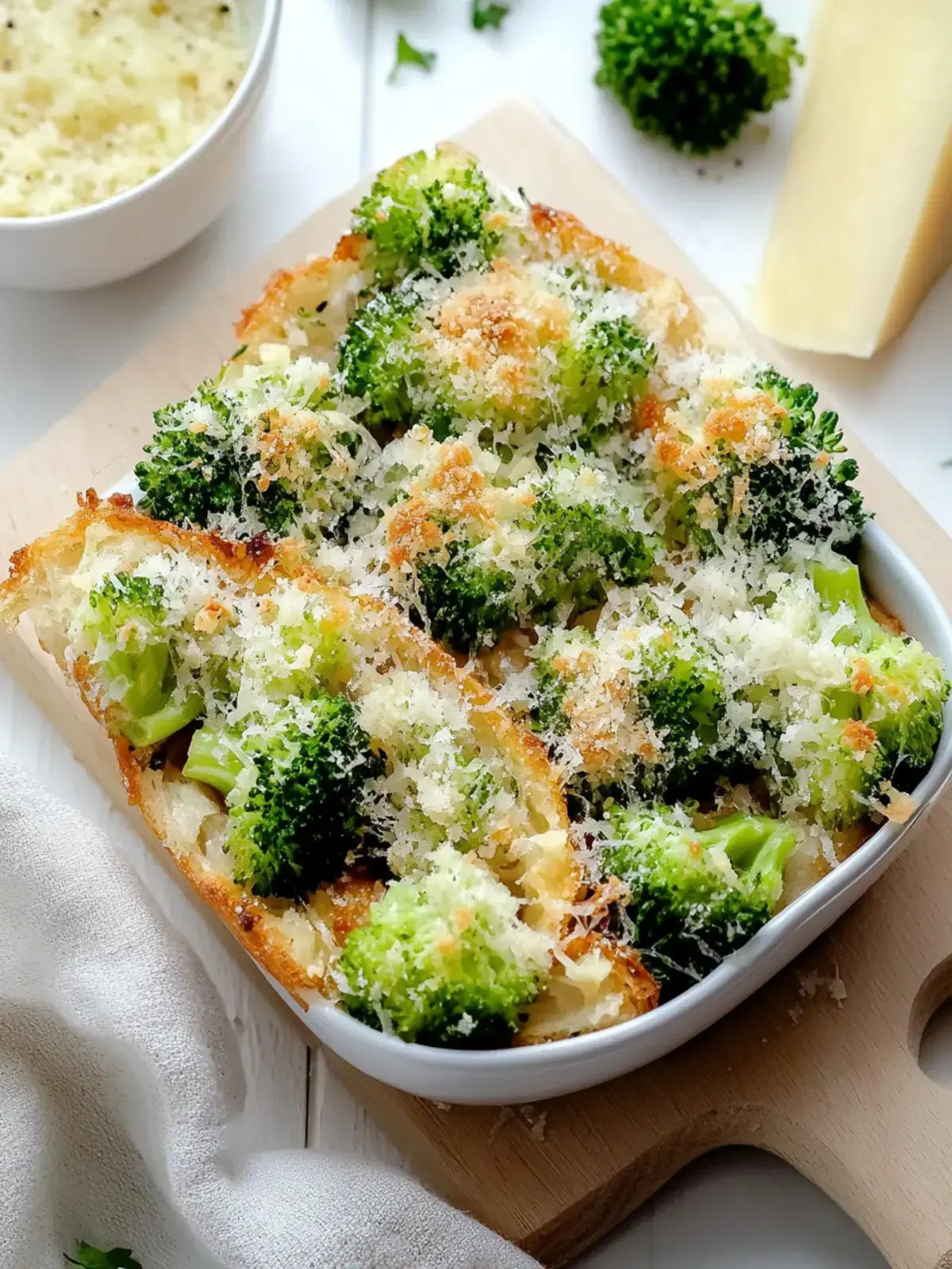 Knusprige Parmesanpanierte Brokkoliryschen