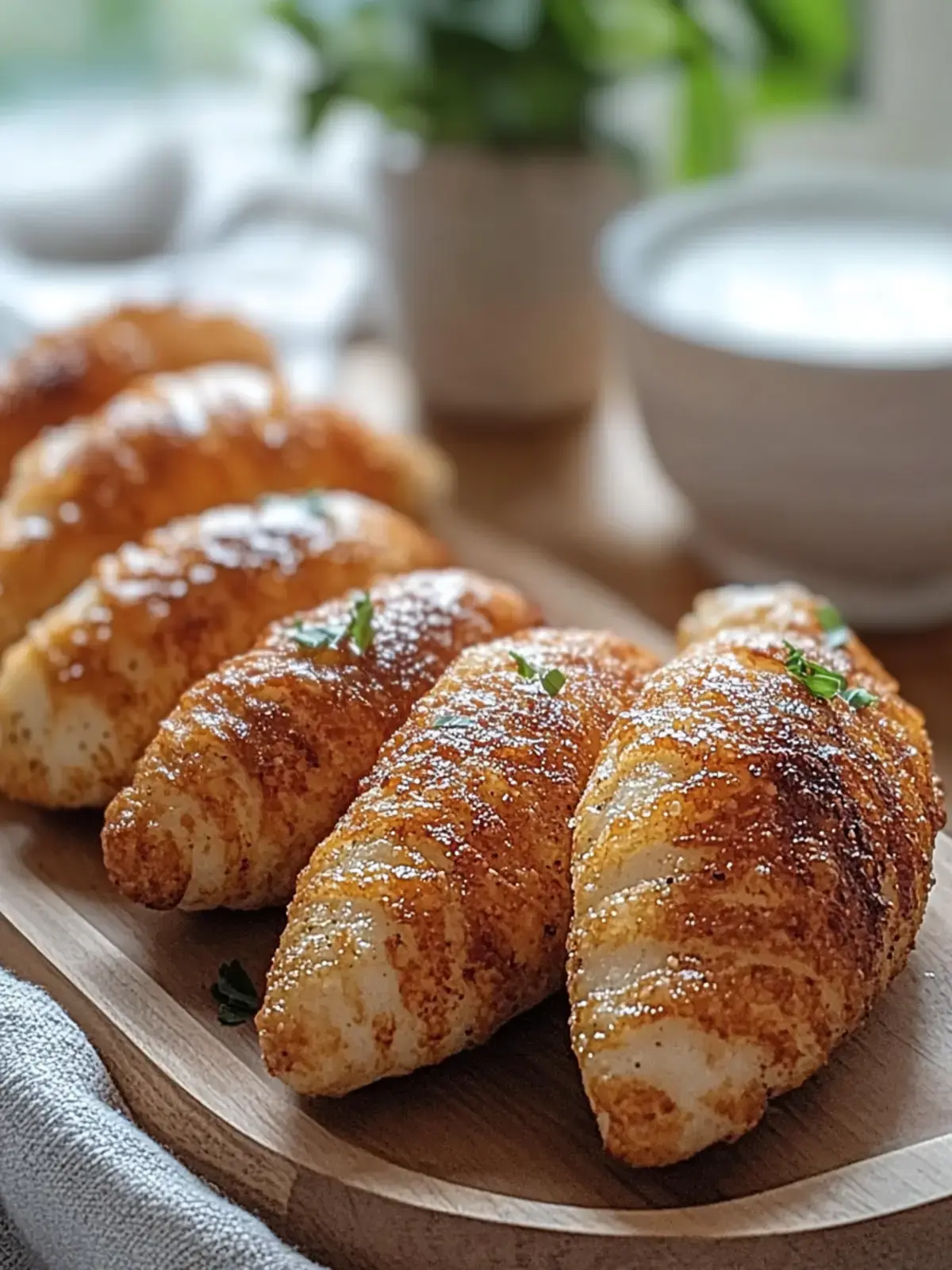 Knusprige Ranch Hühnchen Medaillons