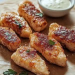 Knusprige Ranch Hyhnchen Medaillons