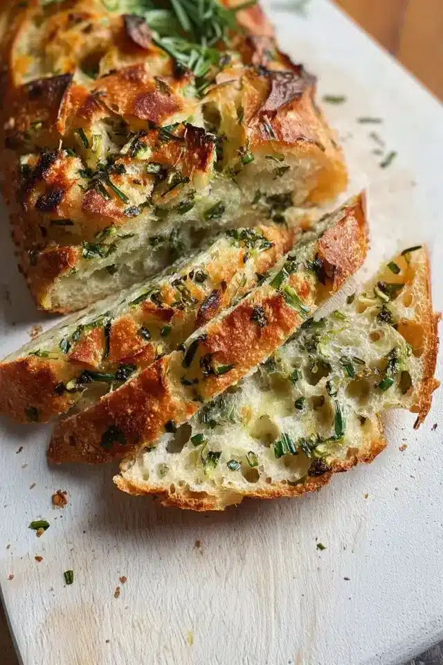 Knuspriges Bärlauchbrot